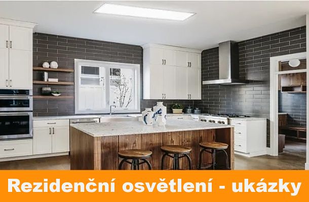 Rezidenční osvětlení - ukázky